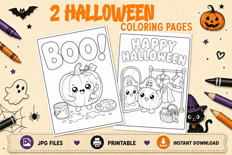Cute Halloween Coloring Pages Pumpkin pirate