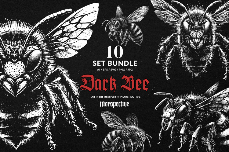 Bee Vector Image 4