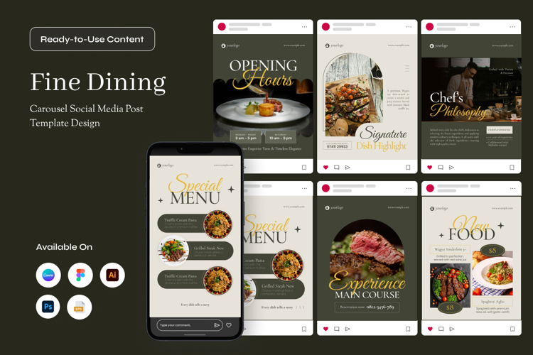 Restaurant Editorial Carousel Post