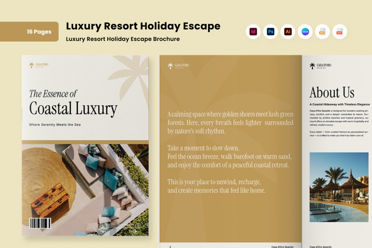 Luxury Resort Holiday Escape Brochure