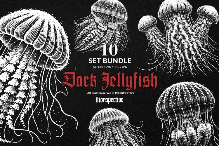 Jellyfish Svg Image 3