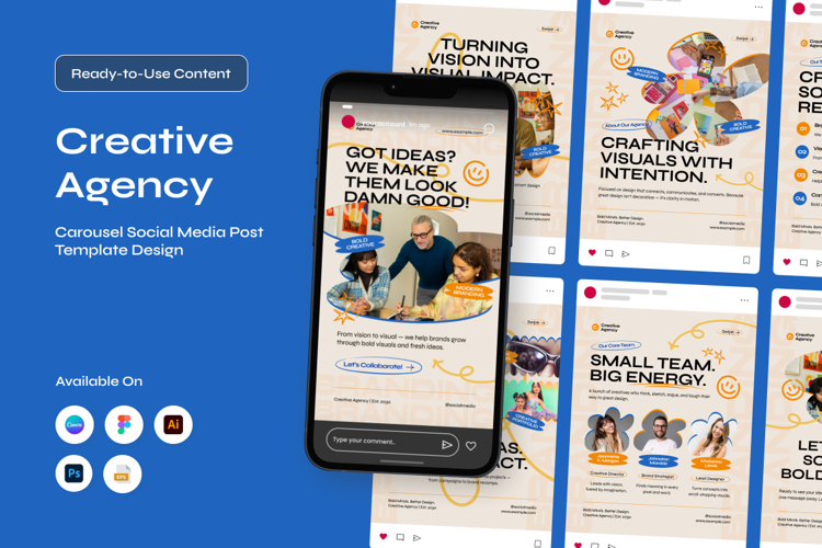 Modern Creative Agency Carousel Kit