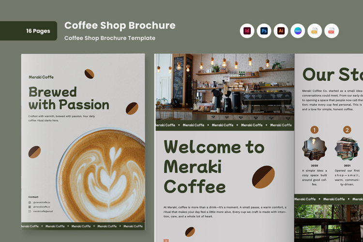 Artisanal Coffee Shop Brochure
