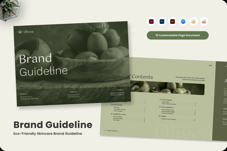 Sustainable Skincare Brand Guideline