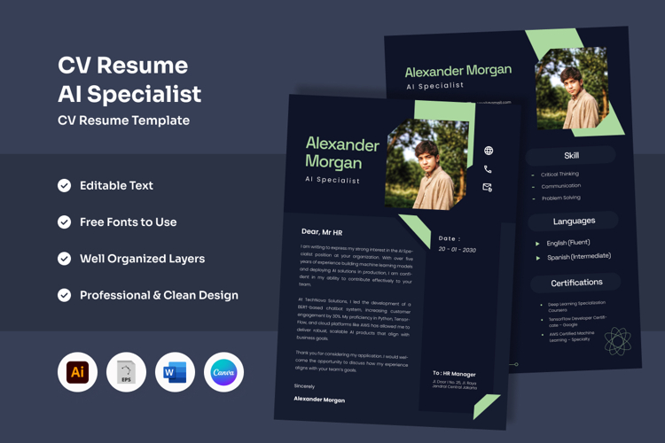 Modern Resume for Tech Professionals