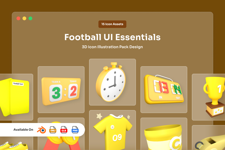 Football Clipart Image 3