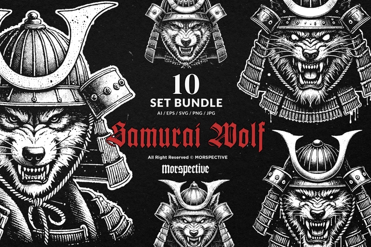 Wolf Vector Image 10