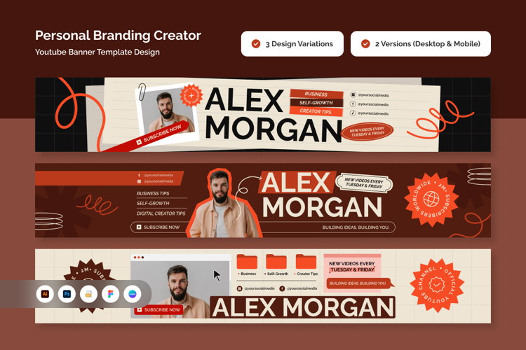 Modern Creator YouTube Banner