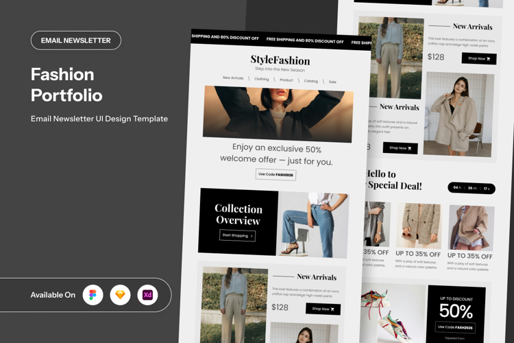 Fashion Editorial Email Newsletter