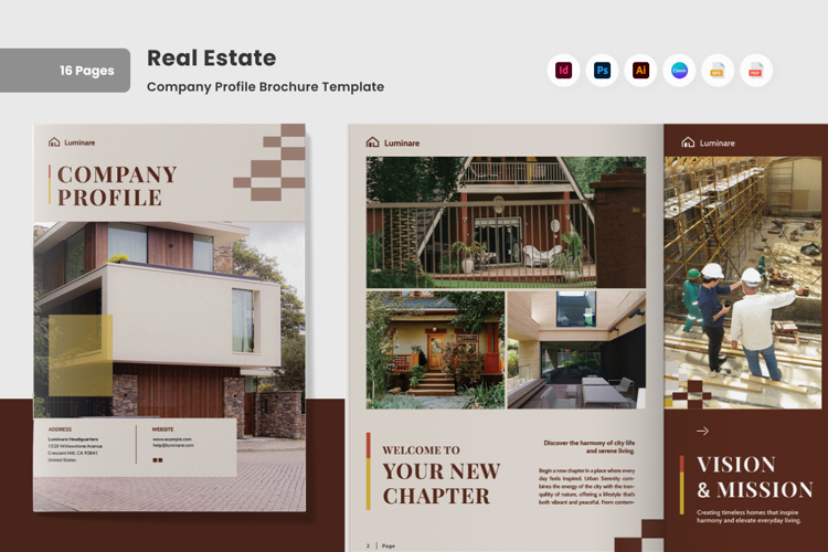Luxury Real Estate & Construction Brochure