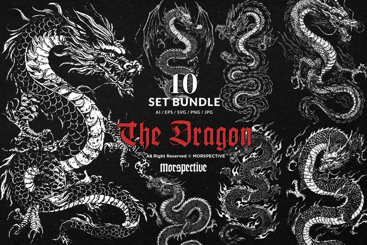 Dragon Vector Image 7