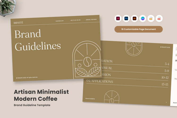 Coffee Artisan Minimal Brand Guideline