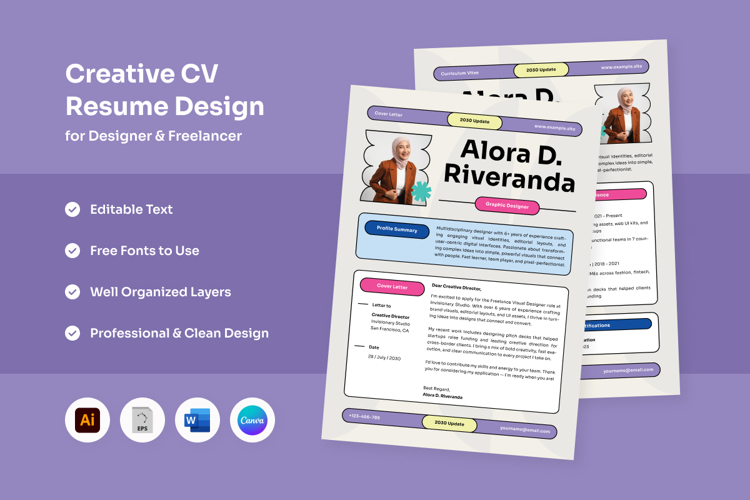Creative Resume for Bold Designers