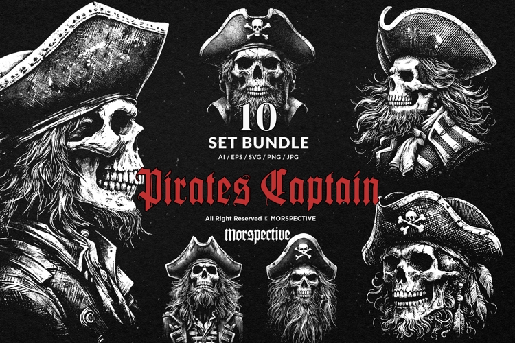 Pirate Skull SVGs