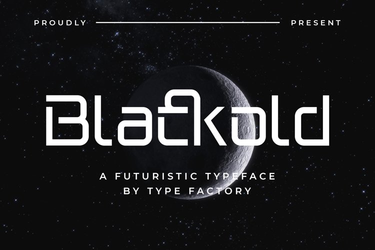 Blackold - Futuristic Typeface