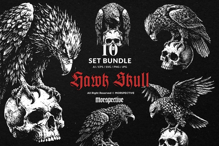 Skull Vector Image 13