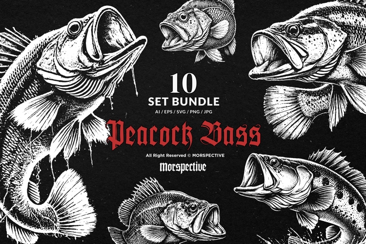 Bass Fish Clipart Image 16