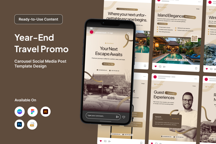 Premium Travel Year-End Promo Carousel