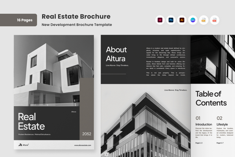 Clean Corporate Brochure Template