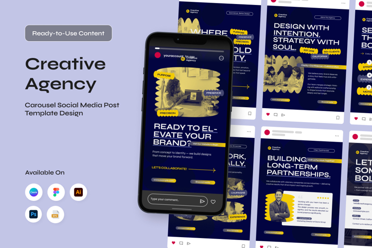 Digital Agency Carousel Pack for Instagram