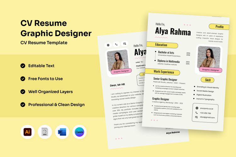 Professional Remote Work CV Resume
