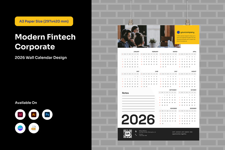 Startup Wall Calendar 2026 Edition