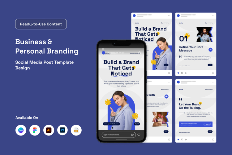 Modern Branding Social Media Carousel Design