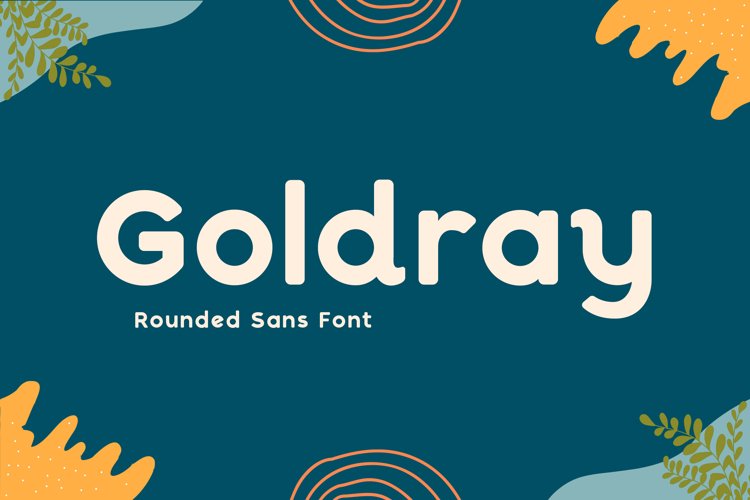 Goldray - Rounded Sans Font example image 1