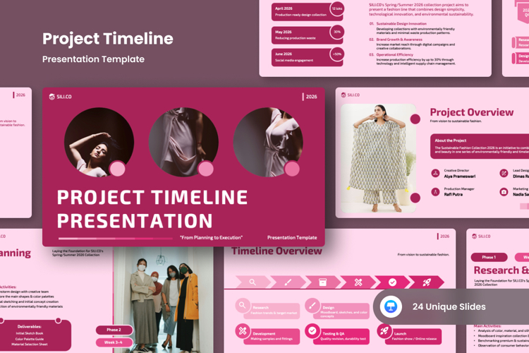 Project Timeline Keynote Presentation