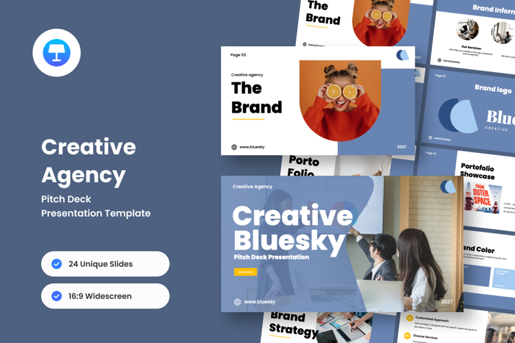 Creative Agency Pitch Deck Aesthetic Keynote