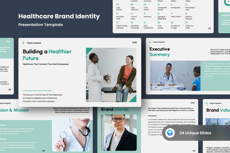 Healthcare Brand Identity Keynote