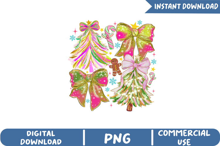 Colorful Christmas Tree Sublimation, Christmas Png