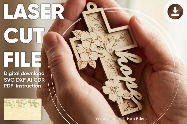 Faith Cross SVGs Image 2