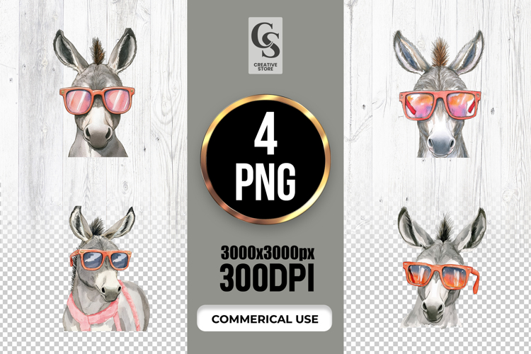 Donkey Clipart PNG