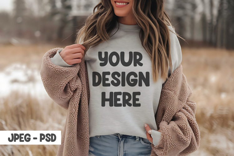 Female model t-shirt mockup psd & jpeg example image 1