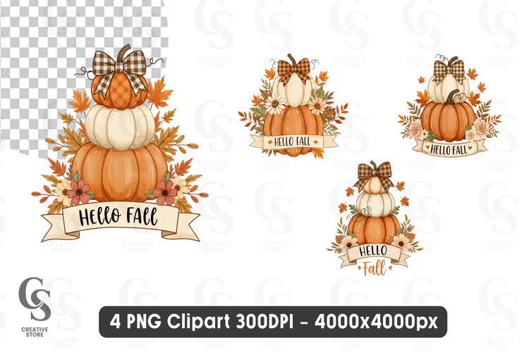 Hello Fall Clipart Image 3