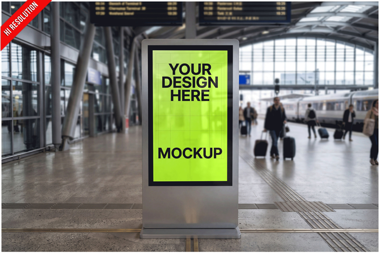 Digital Billboard Train Station
