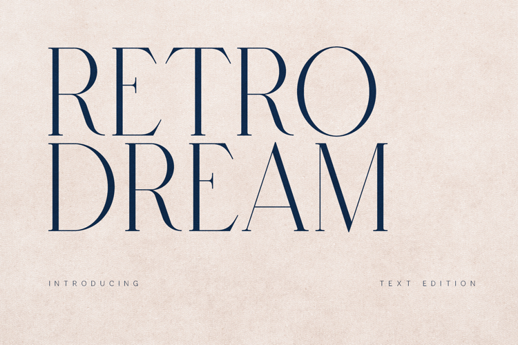 Retro Dream Elegant Modern Serif Font