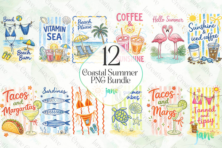 Summer Watercolor Clipart Image 20