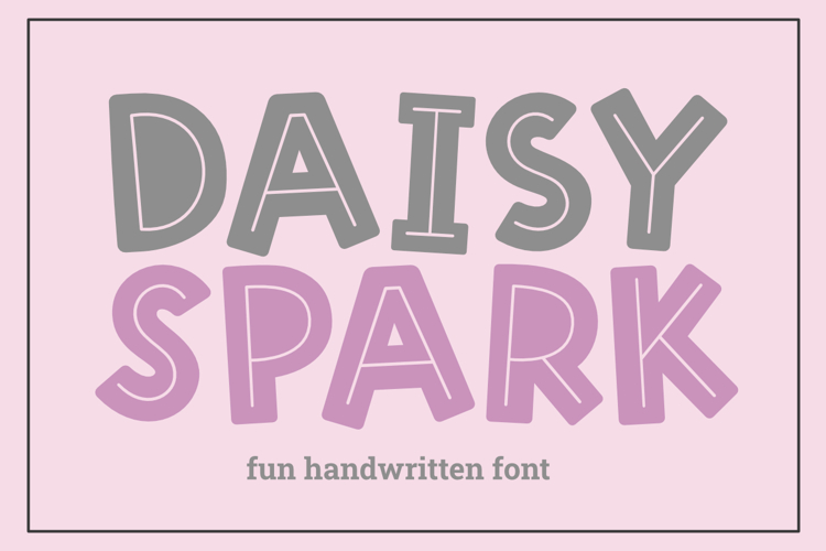Daisy Spark - Cute Fun Handwritten Font