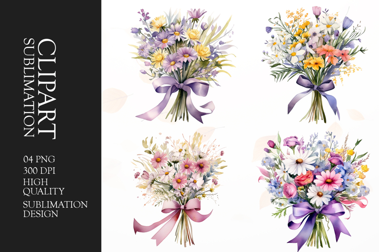 Flower Bouquet Clipart Image 6