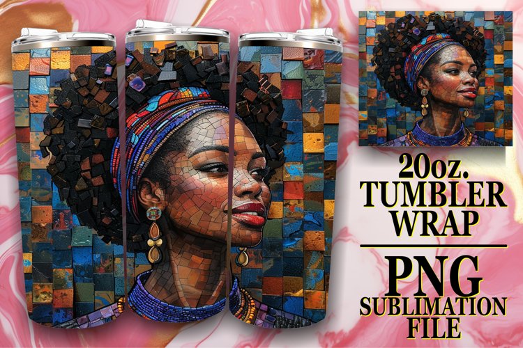 Melanin Beauty Tumbler Wrap