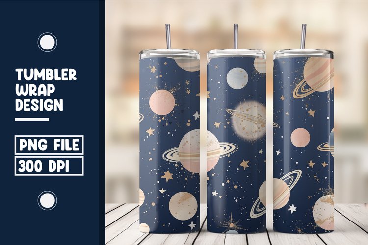 Galaxy Tumbler Wrap Design