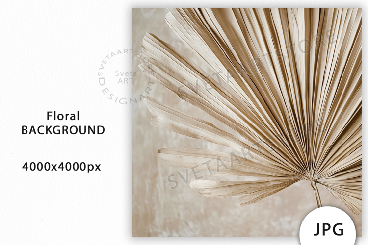 Aesthetic Floral Background, Mockup JPG