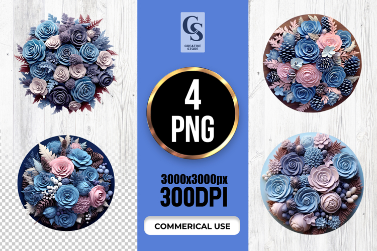 Rose Flower Clipart Image 3