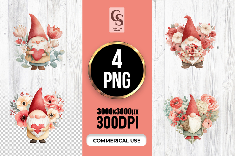 Cute Gnome Clipart Image 8