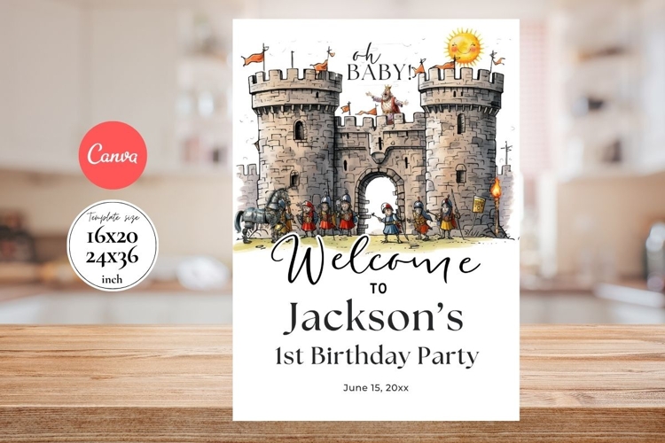 Baby Shower Welcome Sign Template 193
