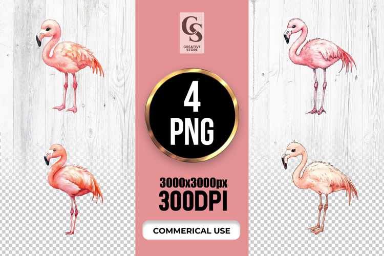 Flamingo Clipart Image 19