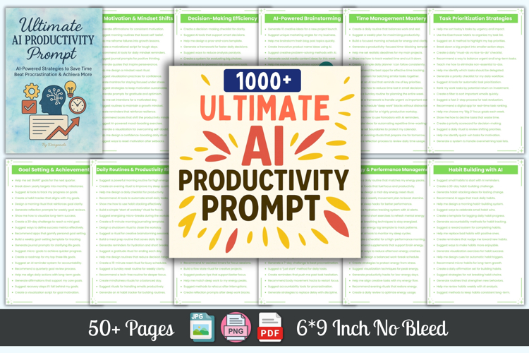 1000 Ultimate AI Productivity Prompt