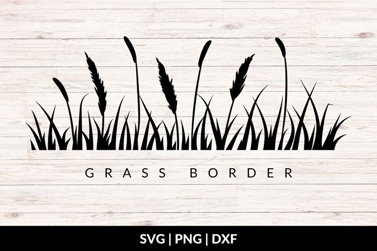Grass Line SVG, Grass Border example image 1